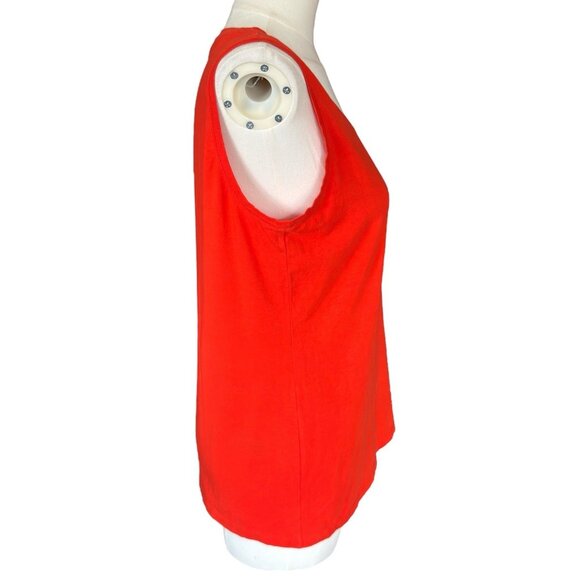 Jones New York Round Neck Sleeveless Pullover Tank Tee Women's Sz L - Picture 5 of 8